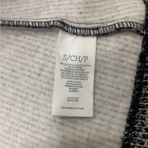 CAbi The Times Jacket Black White Gray Style 5299 Pockets Tweed Size Small - Picture 9 of 10